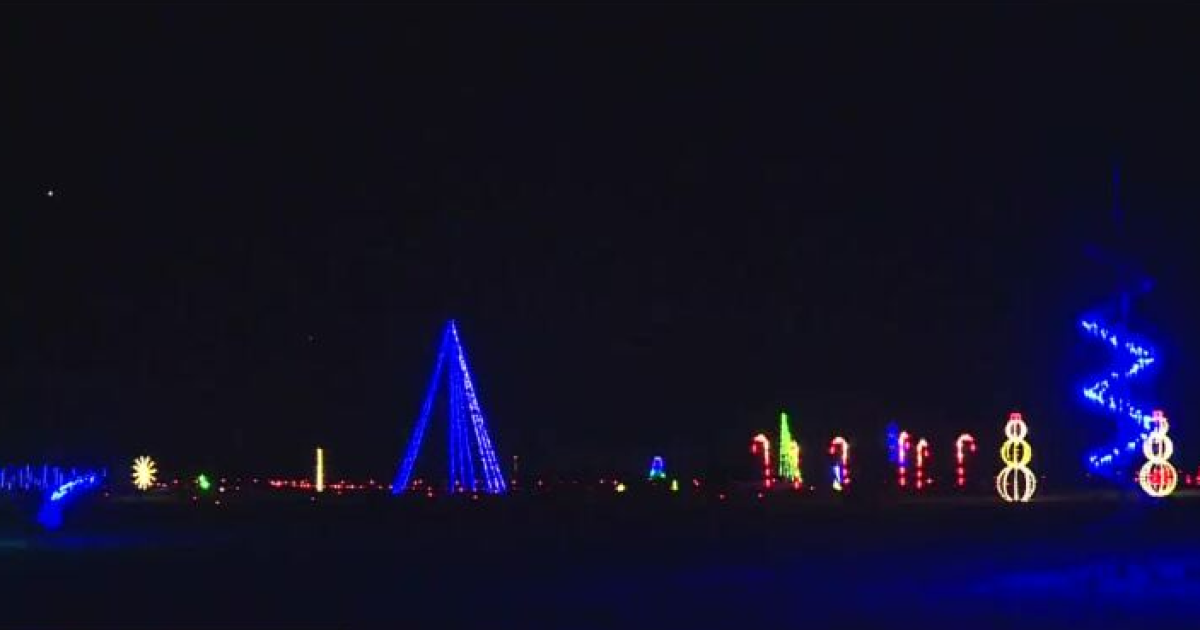 Drivethrough hosts one of Central Va’s largest light circuits.